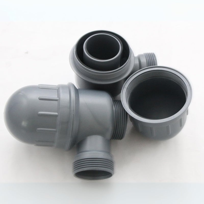 NEW WARE طقم مصيدة زجاجة PVC ثنائية الاتجاه مع وصلة حوض - مثالي لأحواض الحمام والمطبخ - Image 3