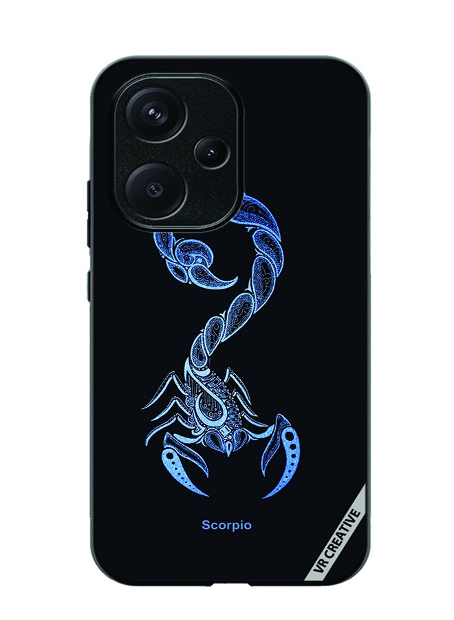 VR CREATIVE Protective Case Cover For Xiaomi Redmi 13C 5G Scorpio Design Multicolour - Image 1