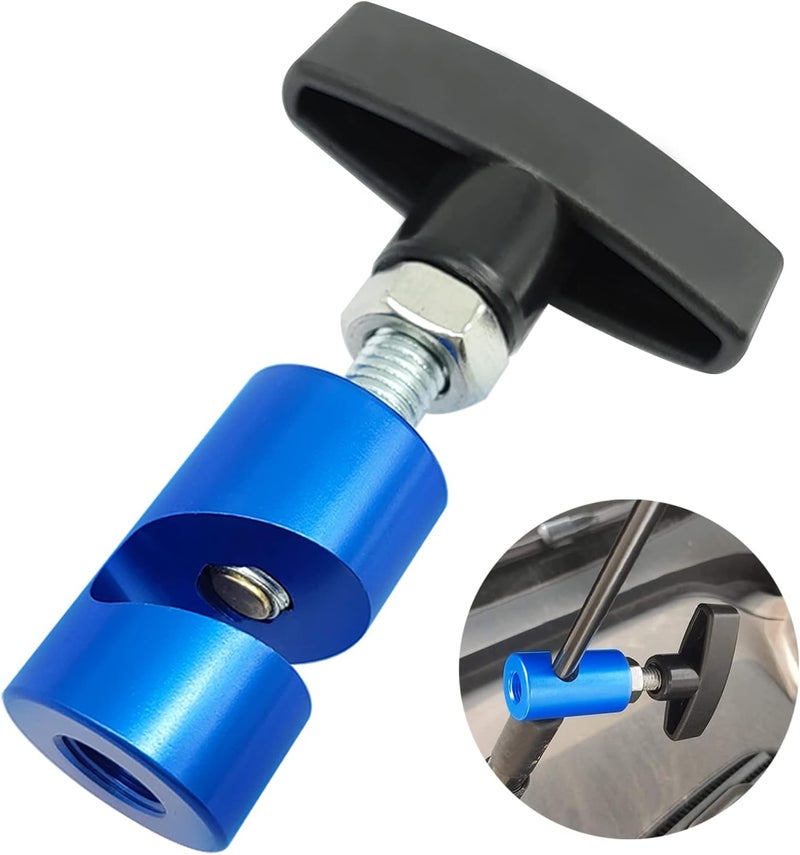 ZKTOOL1063 Lift Support Clamp with Brass Core Protection, 2-in-1 Hood Strut Clamp and Spark Plug Caliper, 12mm Spark Plug Gap Tool - Image 1