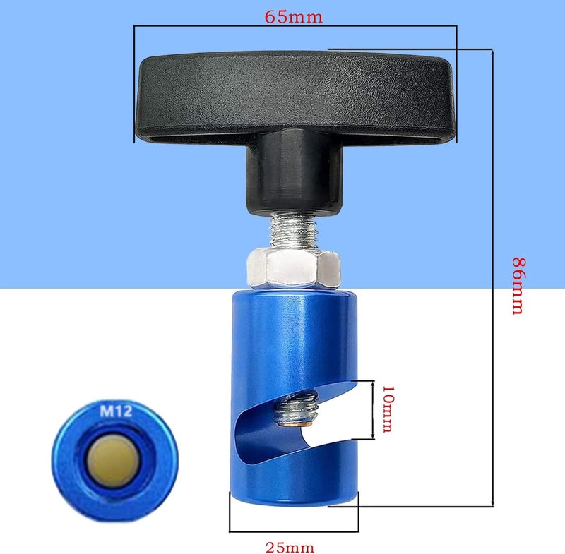 ZKTOOL1063 Lift Support Clamp with Brass Core Protection, 2-in-1 Hood Strut Clamp and Spark Plug Caliper, 12mm Spark Plug Gap Tool - Image 5