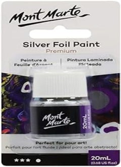 Mont Marte Foil Paint 20ml Bottle - Silver - pzsku/Z5D4306BBE74C279A610FZ/45/_/1720389515/5143d2a9-ab16-4750-8021-7ba1921c99a7