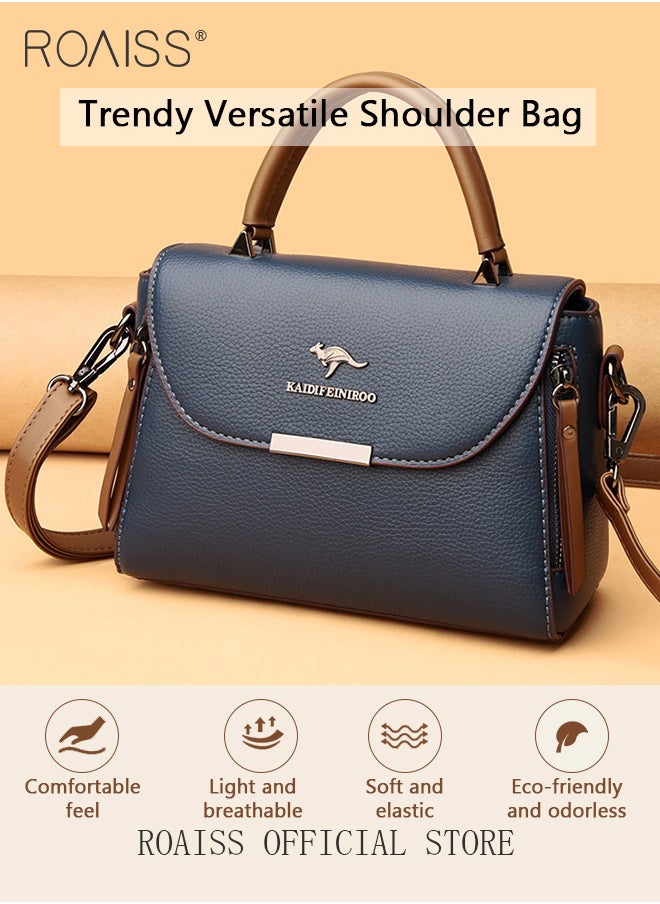roaiss Women Shoulder Crossbody Bag Large Capacity Compact and Exquisite Women Handbag  - Image 3