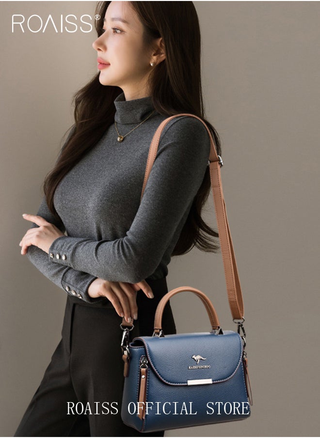 roaiss Women Shoulder Crossbody Bag Large Capacity Compact and Exquisite Women Handbag  - Image 2