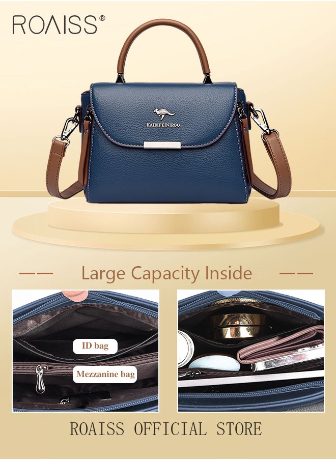 roaiss Women Shoulder Crossbody Bag Large Capacity Compact and Exquisite Women Handbag  - Image 5