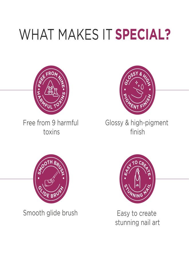 Oshea Herbals - Nail Enamel 09 Love Splash - Image 3