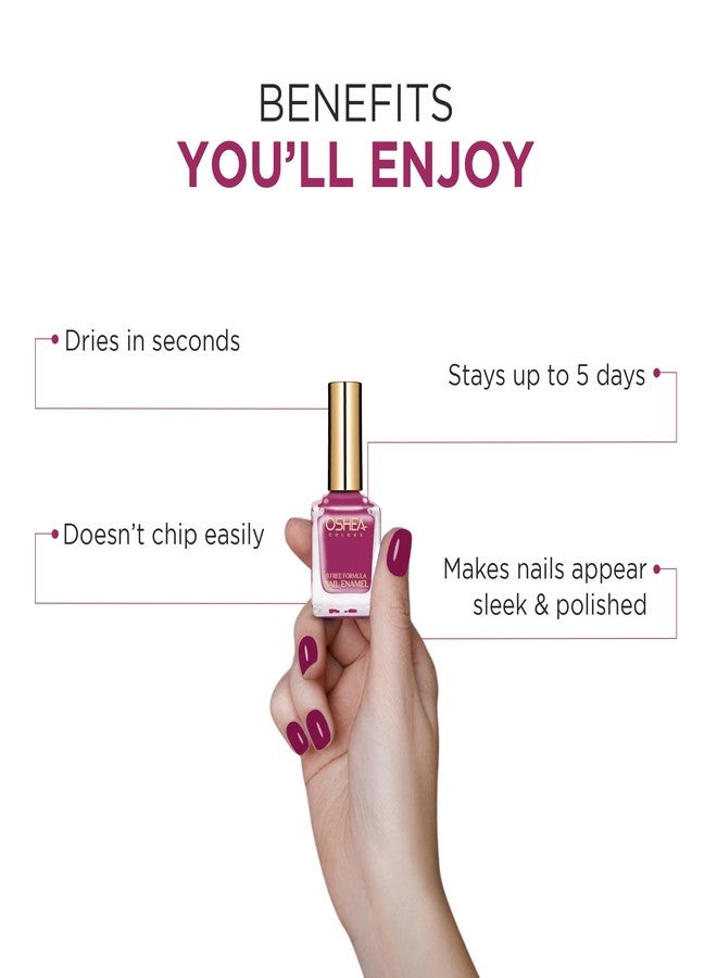 Oshea Herbals - Nail Enamel 09 Love Splash - Image 4