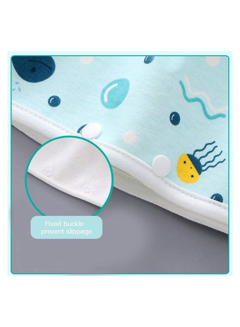 2 Pack Baby Diaper Skirt Washable Waterproof Toddler Potty Training Skirt Cotton Toilet Training Nappy Skirt for Baby Boys Girls Multicolour  - Image 2
