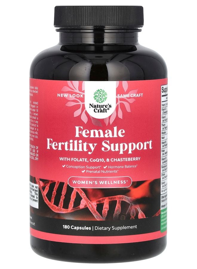 Nature's Craft Female Fertility Support 180 Capsules