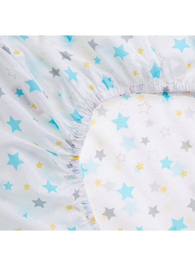نوجو ملاءات سرير الأطفال توينكل توينكل من NoJo Little Bedding من NoJo، مكونة من 3 قطع - Image 4