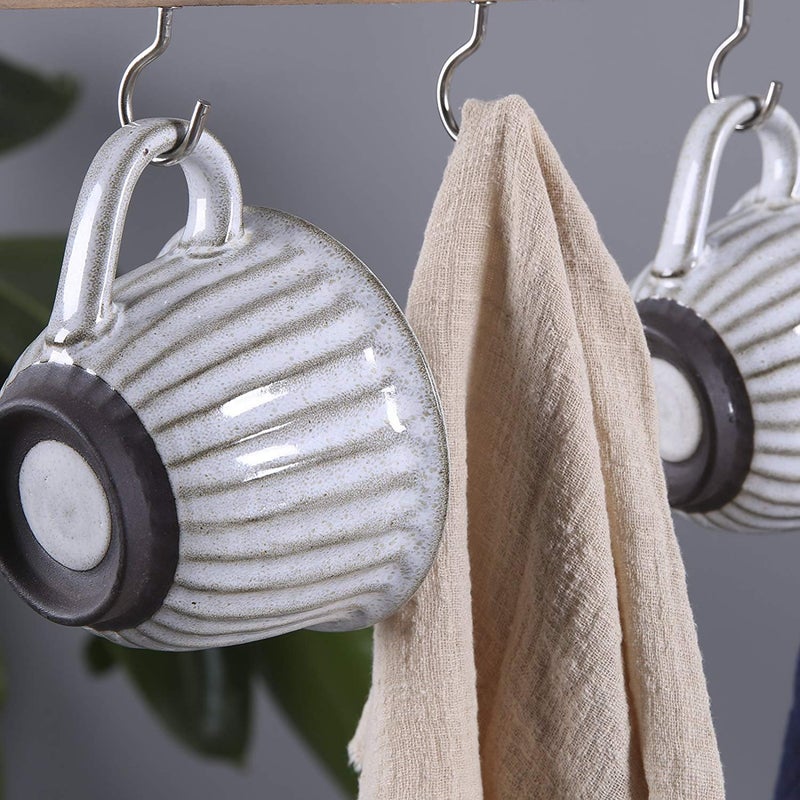 DIY Crafts DIY Crafts 120 PCS Nickel Plated Metal Ceiling Hooks Screw Hooks Cup Hook Holder 7 Assorted Sizes  - Image 5