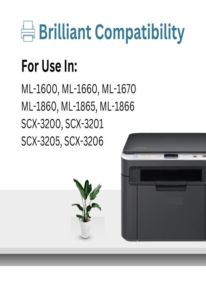 Print Page 1043S Toner Cartridge Compatible for MLT-D1043S for Printers ML-1600, ML-1660, ML-1670, ML-1860, ML-1865, ML-1866, SCX-3200, SCX-3201, SCX-3205, SCX-3206 (1 pcs) - Image 2