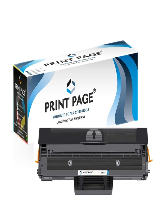 Print Page 1043S Toner Cartridge Compatible for MLT-D1043S for Printers ML-1600, ML-1660, ML-1670, ML-1860, ML-1865, ML-1866, SCX-3200, SCX-3201, SCX-3205, SCX-3206 (1 pcs) - Image 1