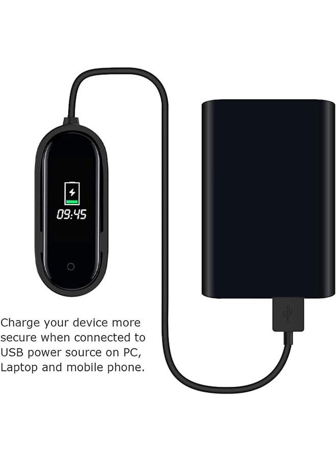 Generic USB Charging Cable For Mi Band 4 Replacement Cord Charger Adapter Compatible For Xiaomi Mi Band 4  - Image 4