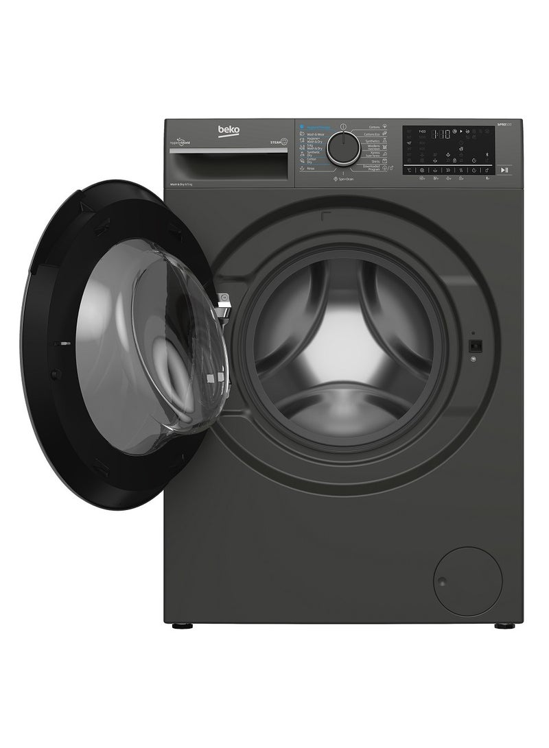 Beko Freestanding Washer Dryer-8 kg- BWD08520MCI Grey - Image 3