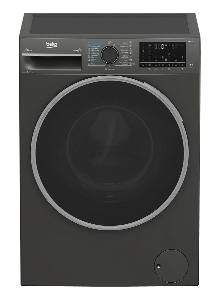 Beko Freestanding Washer Dryer-8 kg- BWD08520MCI Grey - Image 1