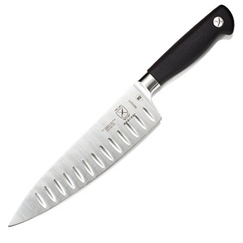 Mercer Culinary سكين الطهاة ميسر كوليناري M21077 جينيسيس 8 بوصة بحافة غرانتون، أسود - Image 2