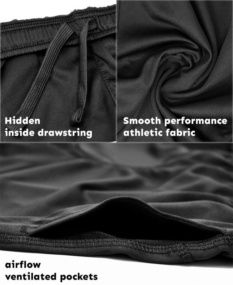 Andrew Scott Boys Active Performance & Mesh Style Basketball Sport Shorts - Multi Packs - Image 5