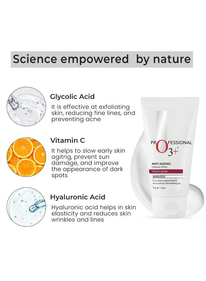 O3+ Agelock Anti Ageing Cream Spf6050 Gm - Image 5