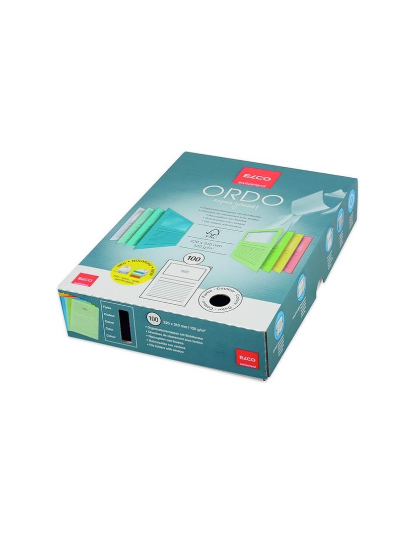 ELCO Ordo Classico 29469.62 Organiser Folder 220 x 310 mm 120 g Intense Green PACK OF 100