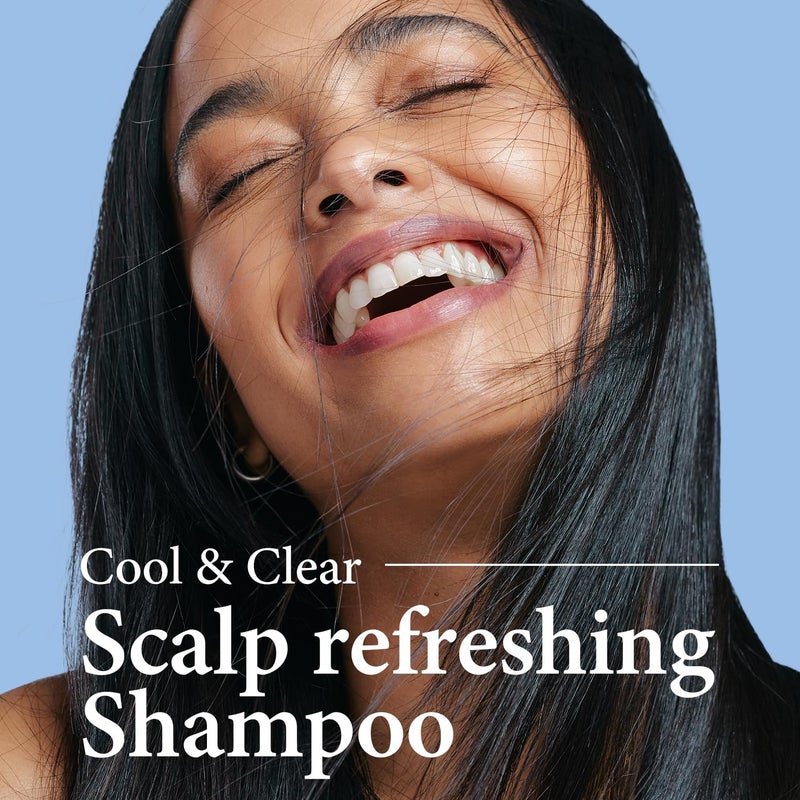 Kundal Shampoo, Hair Scalp Care - Aqua Mint Refreshing Cool Shampoo with Eucalyptus, Tea Tree Extracts, Argan Oil 10.14 fl.oz, Pack of 2 - Image 3