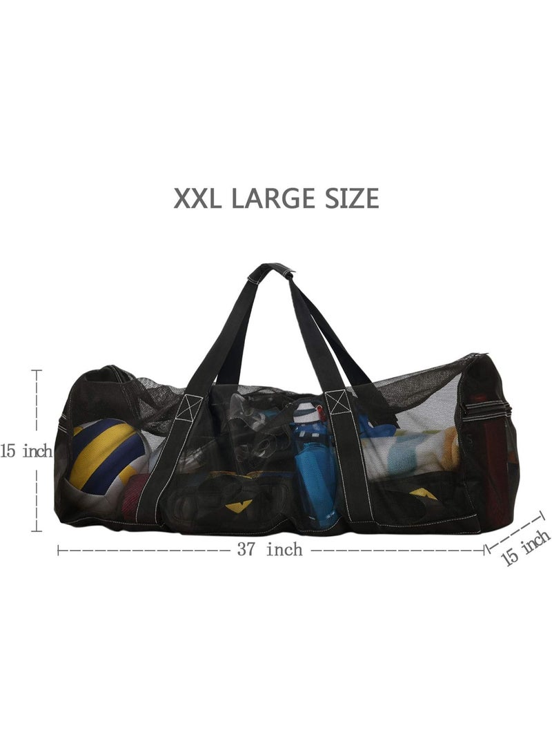 Falahhy Mesh Dive Bag for Scuba or Snorkeling - Diving Snorkel Gear Bags Extra Large Beach and Totes with Zipper Pockets Oversized Duffle Ideal Your Pool Trip (XXL, 37x15x15 icnhes) - Image 5
