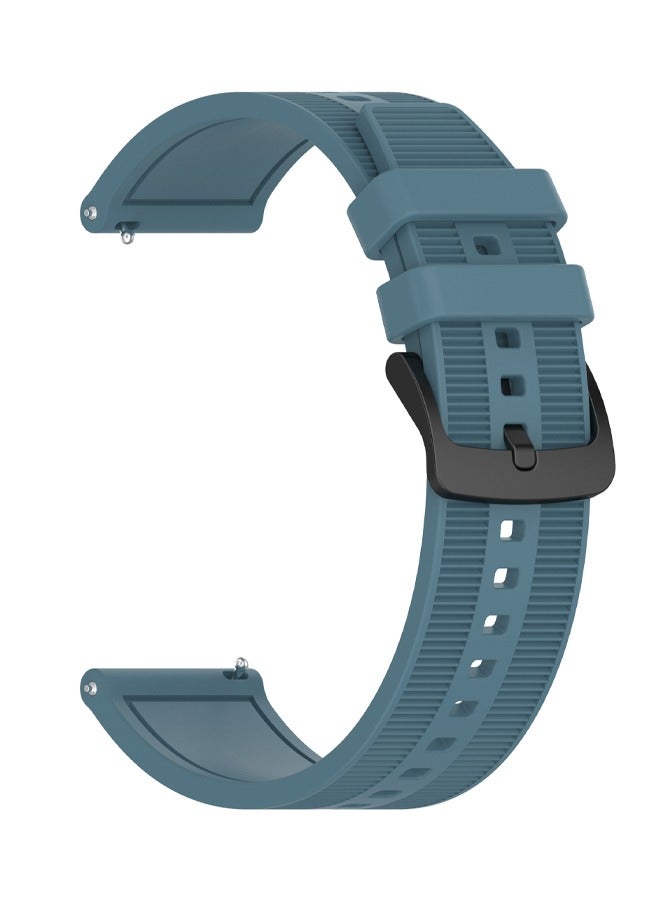 Suitable For HUAWEI Watch GT4 46mm Silicone Textured Solid Color Strap 22mm Universal Wristband  - Image 3