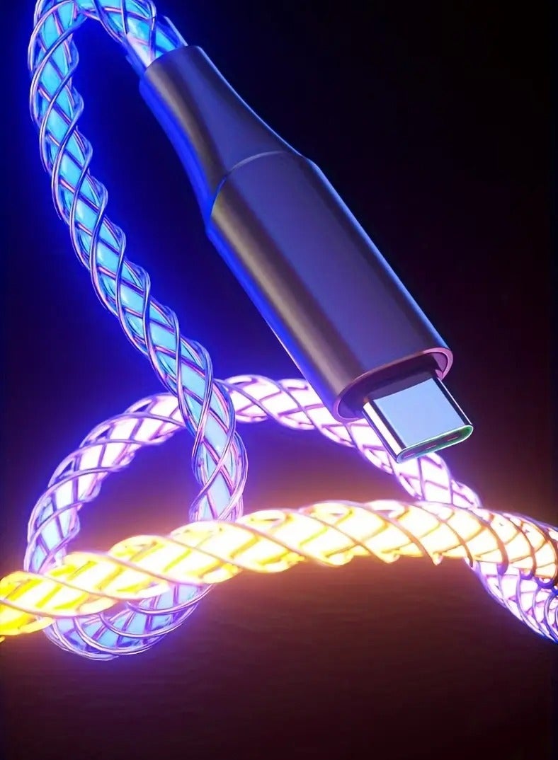 Type-C to Type-C Fast Charging Cable 66W – RGB Breathing Light, High-Speed Data & Quick Charge - Image 5