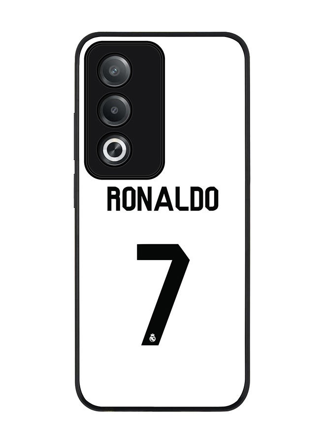 Stylizedd غطاء لهاتف أوبو A3 برو / A80، حماية كاميرا نحيفة، غطاء هاتف مضاد للصدمات - قميص رونالدو الحقيقي - Image 1