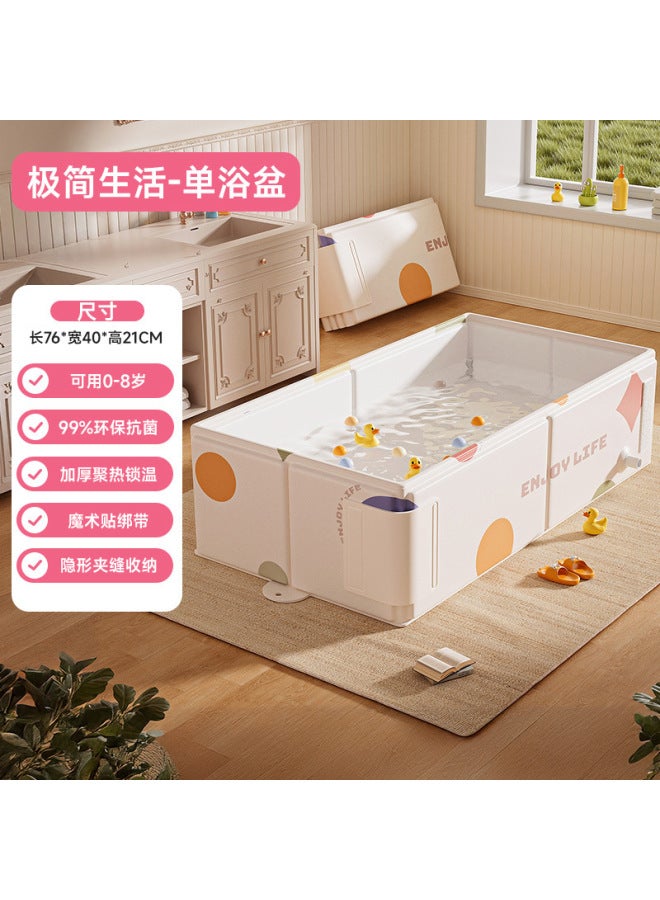 New Product: Little Yellow Duck Baby Bath Tub, Portable For Home Use, No Installation Needed, Thickened, Constant Temperature, Cartoon Folding Bathtub