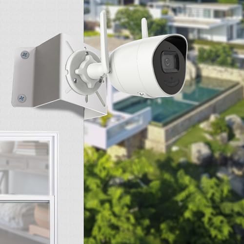 WiTi Mini Size Corner Wall Mount for WiFi IP Camera, Solid Metal Holder Mounting Corner Bracket for Security Cameras,Compatible with Wyze Ring Cameras Bullet and Dome - Image 4
