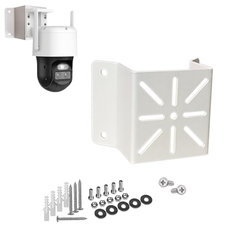 WiTi Mini Size Corner Wall Mount for WiFi IP Camera, Solid Metal Holder Mounting Corner Bracket for Security Cameras,Compatible with Wyze Ring Cameras Bullet and Dome - Image 1
