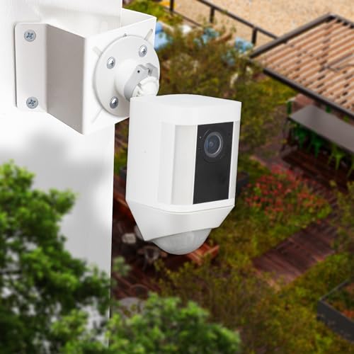 WiTi Mini Size Corner Wall Mount for WiFi IP Camera, Solid Metal Holder Mounting Corner Bracket for Security Cameras,Compatible with Wyze Ring Cameras Bullet and Dome - Image 2