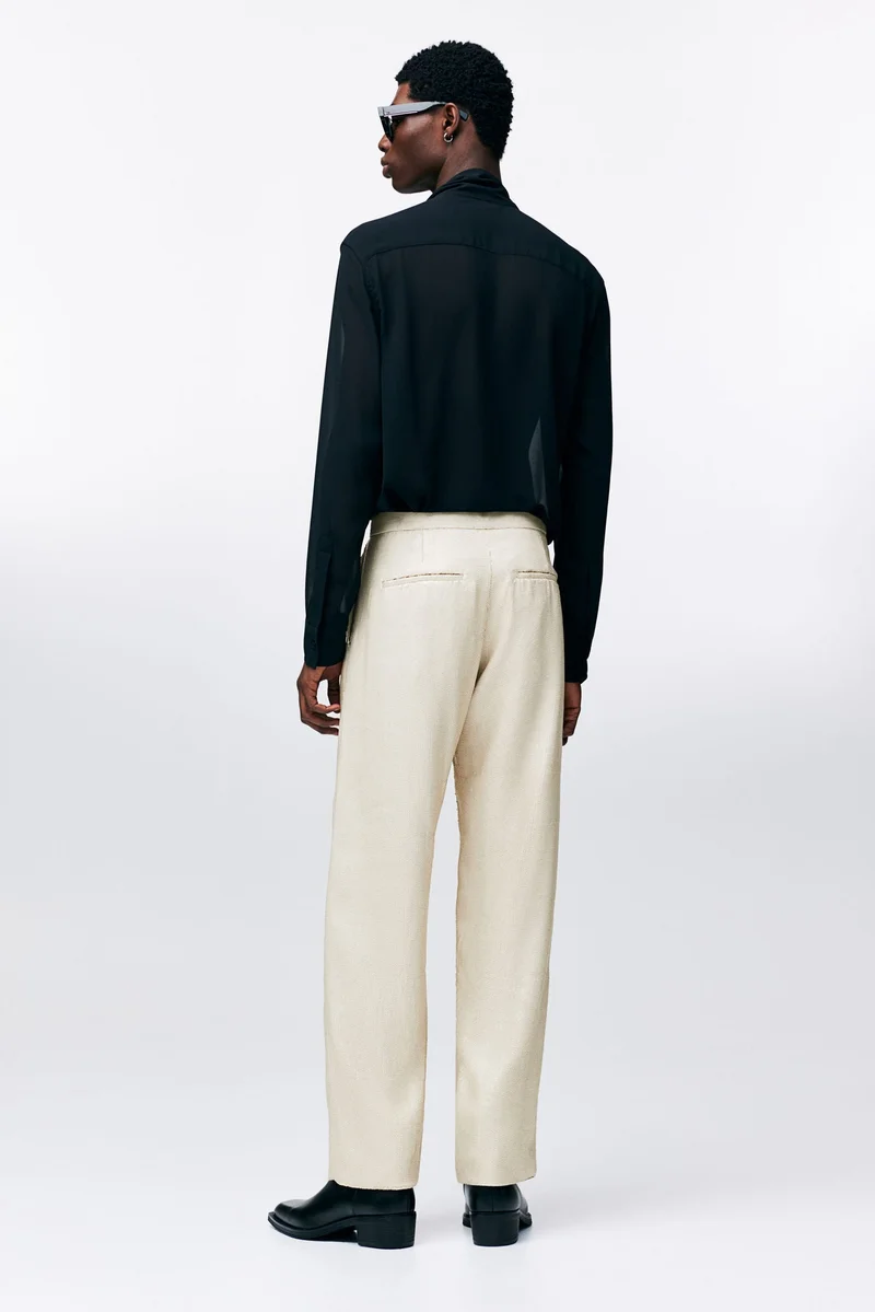 H&M Relaxed Fit Sequined Trousers