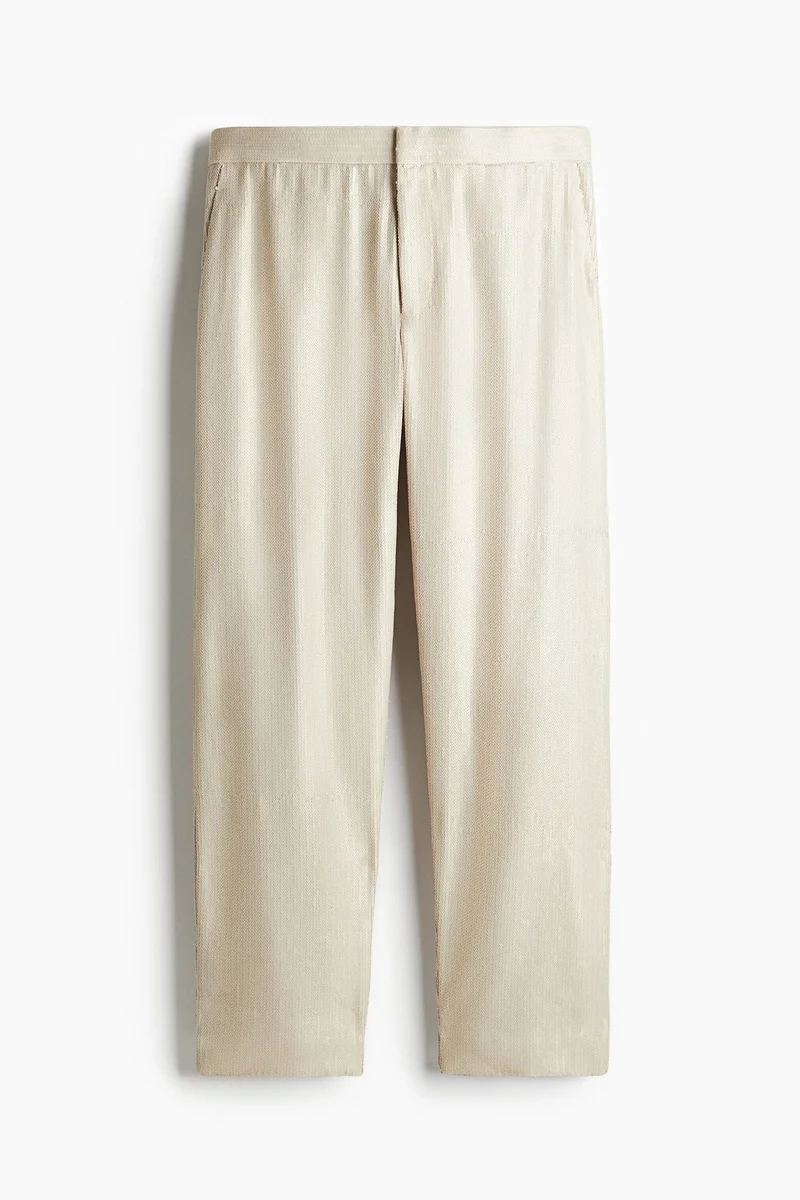 H&M Relaxed Fit Sequined Trousers