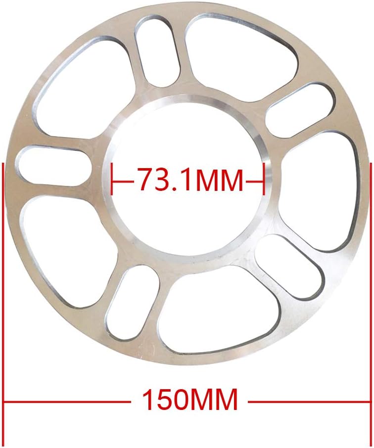 ZHTEAPR 4pc 3mm Universal Wheel Spacers - Image 2