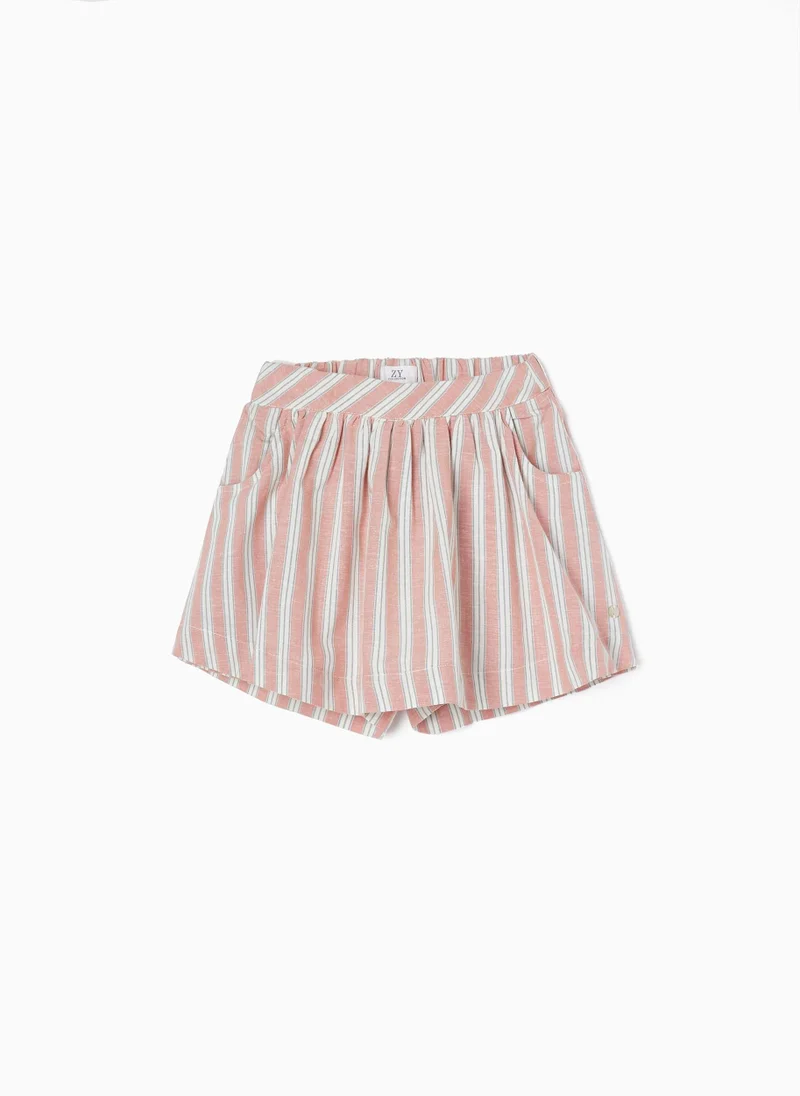 Zippy Zippy Striped Skort For Girls