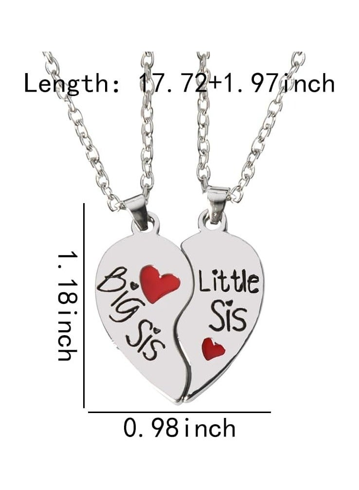 أوزيغالور هدايا الأخت الكبرى للأخت الصغرى للأخت الكبرى هدايا عيد ميلاد الأخت الكبرى للأخت الصغرى للنساء سلاسل مفاتيح متطابقة للأخوات هدايا عيد ميلاد الأخت الصغرى من الأخت الكبرى للأمهات - Image 2