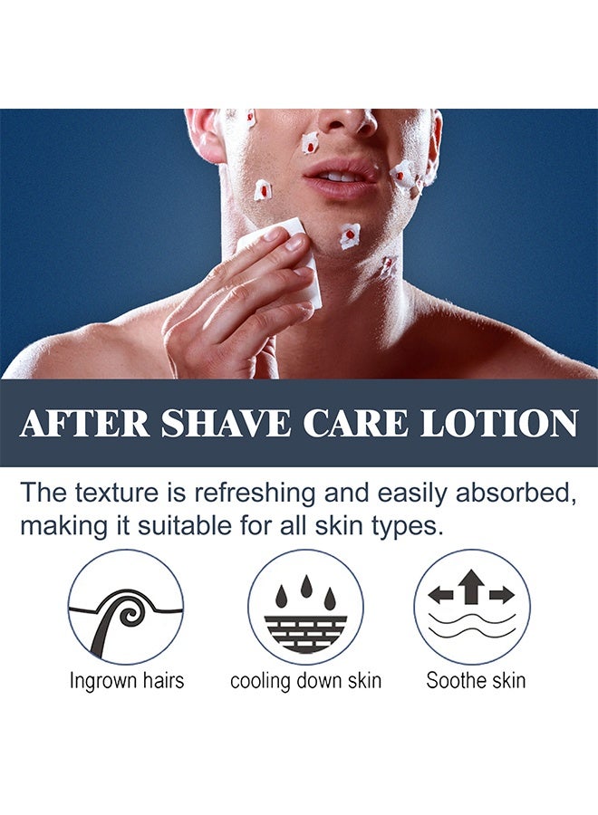 East Moon After shave Care Lotion, Luxury Soothing Lotion with Sandalwood & Witch Hazel, Moisturizing & Refreshing, Ideal for Post-Shave Care, 100g - Image 3