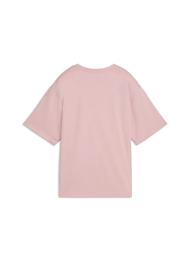 Puma Rosy Outlook Train All Day Essentials Relaxed Tee Women for Women | Best Price UAE