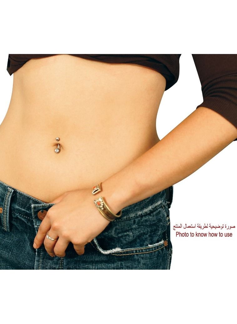 X8 BODY HARDWARE - Stainless steel 316L rose belly ring - Image 1