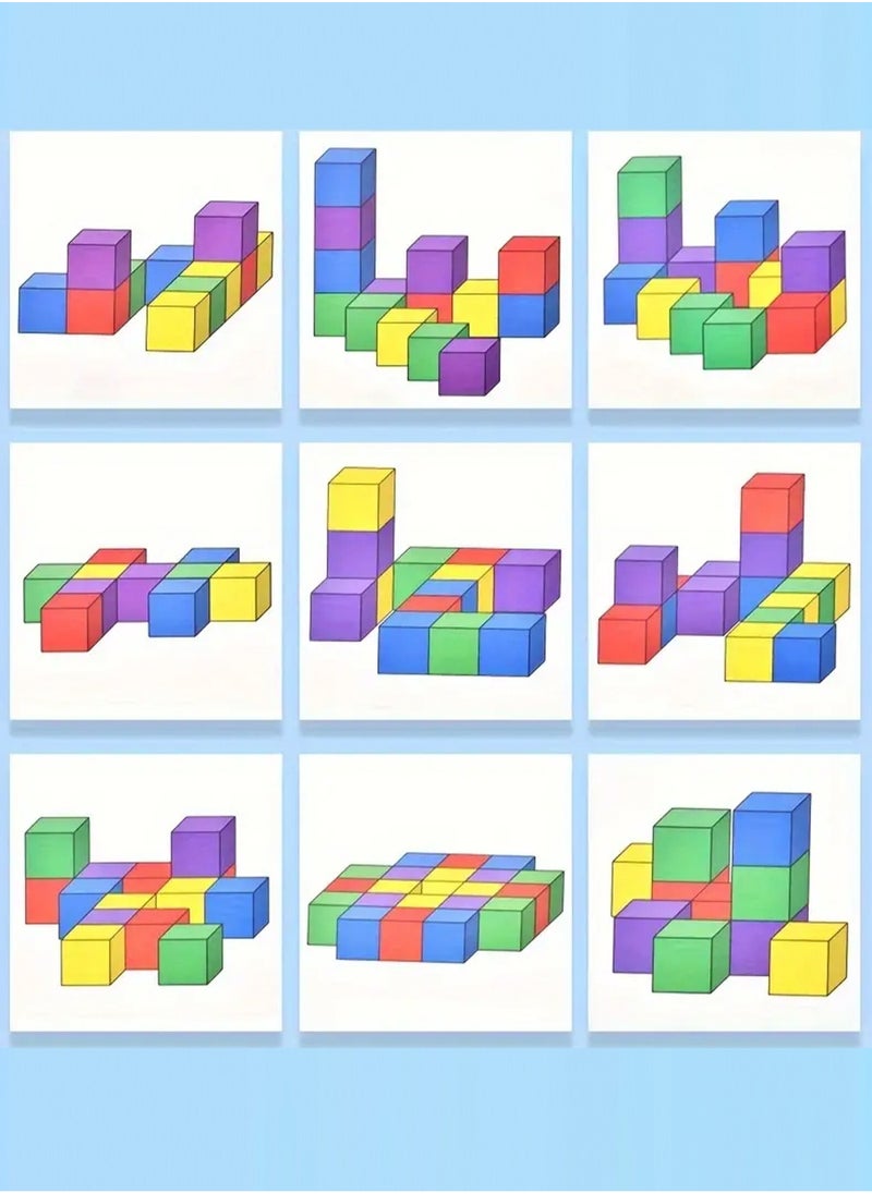 LOOPITYS - Double player battle, three-dimensional building blocks, children's puzzle table, game space, early education thinking, parent-child interactive toys - Image 1