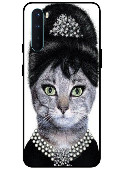 Protective Case Cover For OnePlus Nord Smart Series Printed Protective Case Cover for OnePlus Nord Audrey Hepburn Cat