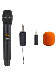 Generic Karaoke Wireless Microphone UHF Handheld Wireless Microphone with 1/4" Input Charge Receiver Professional Dynamic Cordless Microphone for Singing Lecture Wedding Church Classroom  - Image 1