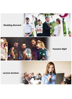 Generic Karaoke Wireless Microphone UHF Handheld Wireless Microphone with 1/4" Input Charge Receiver Professional Dynamic Cordless Microphone for Singing Lecture Wedding Church Classroom  - Image 5