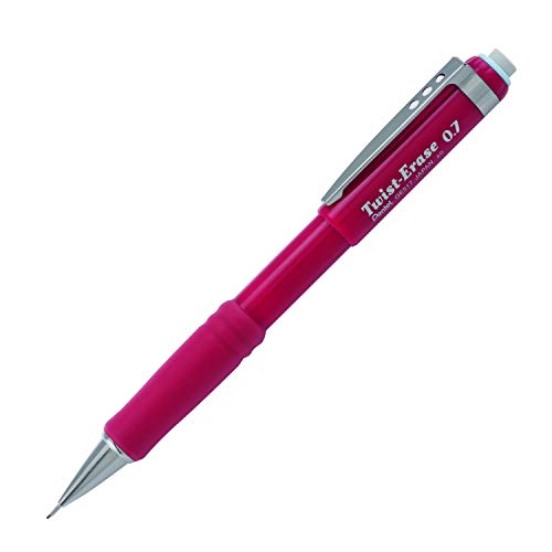 Pentel TwistErase III Mechanical Pencil 07mm Red Barrel - Image 3