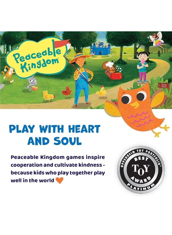 Peaceable Kingdom لعبة مطابقة الألوان التعاونية بومة السلام للملكوت للأطفال من 2 إلى 4 أعمار 4 سنوات فما فوق - Image 2