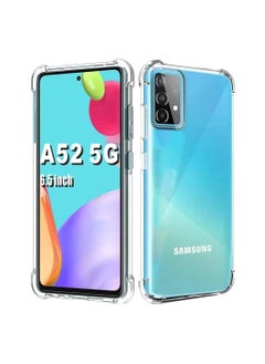 Generic A52S /A52 5G Clear Shockproof Silicone Protection Case Cover Graby Reinforced Edge Protection  - Image 2