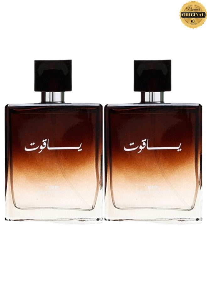 Yaqoot 2 Pieces Yaqoot Perfume 100ML  - Image 1