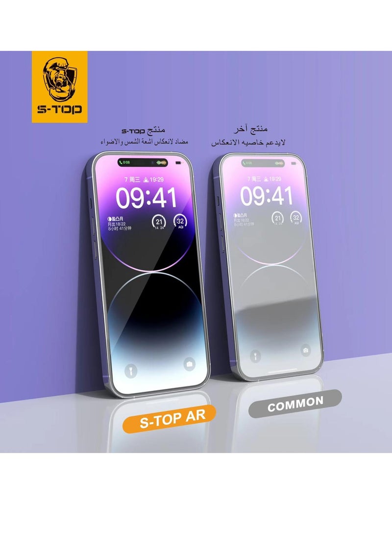 S-TOP Transparent protection sticker against breakage and scratches for iPhone 15 Pro - Image 3