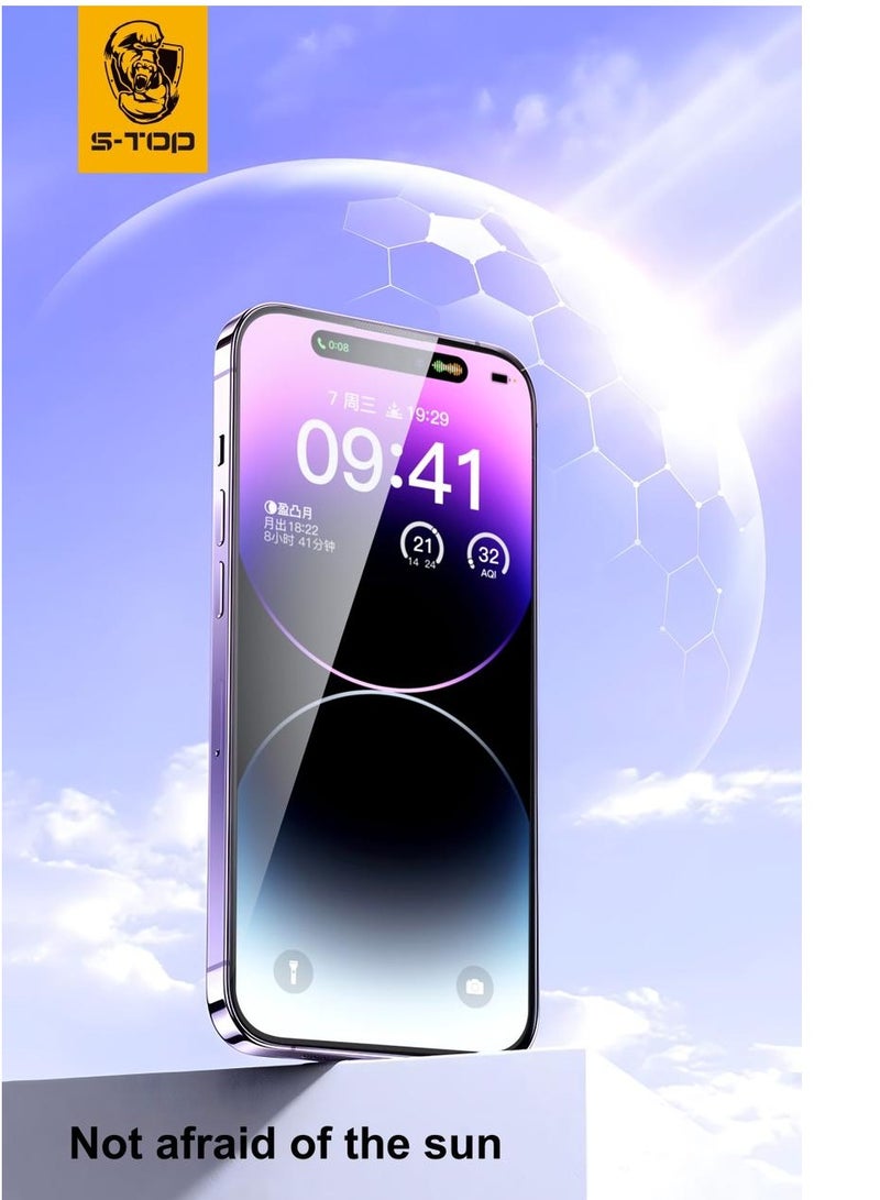S-TOP Transparent protection sticker against breakage and scratches for iPhone 15 Pro - Image 4